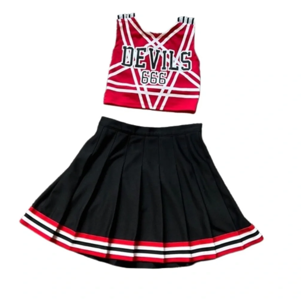 Devils 666 Cheerleader Halloween costume